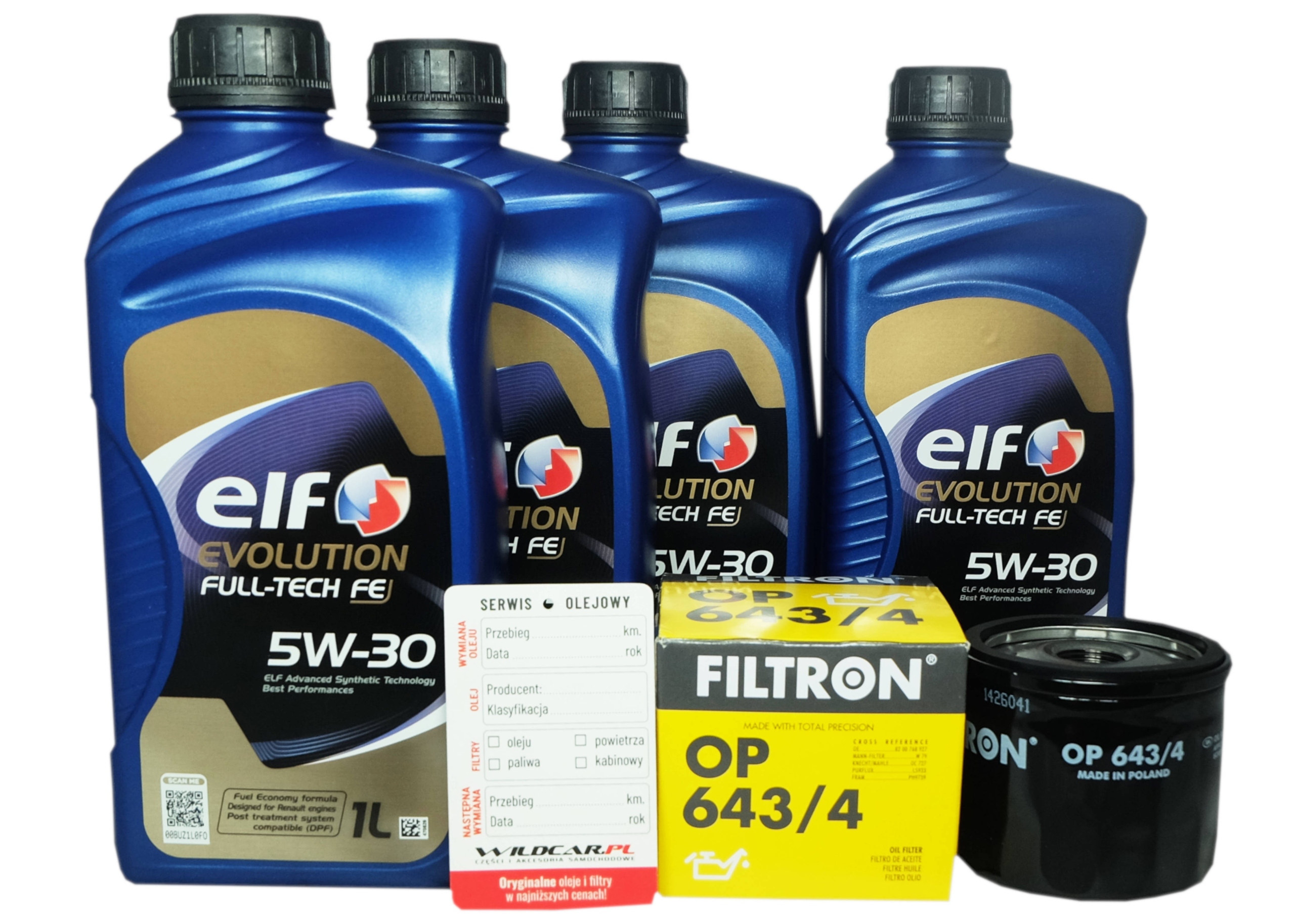 Filtr olej Smart ForFour II ForTwo III 1.0 2014-