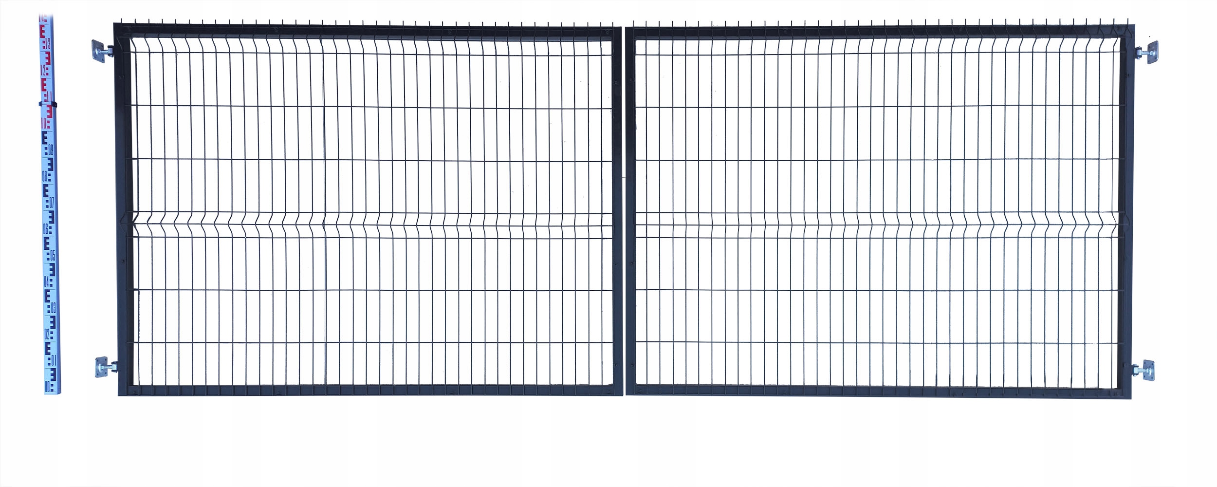 Brána Pletivové 140cm antracit panelový grafit RAL7016 dvoukřídlý 143cm