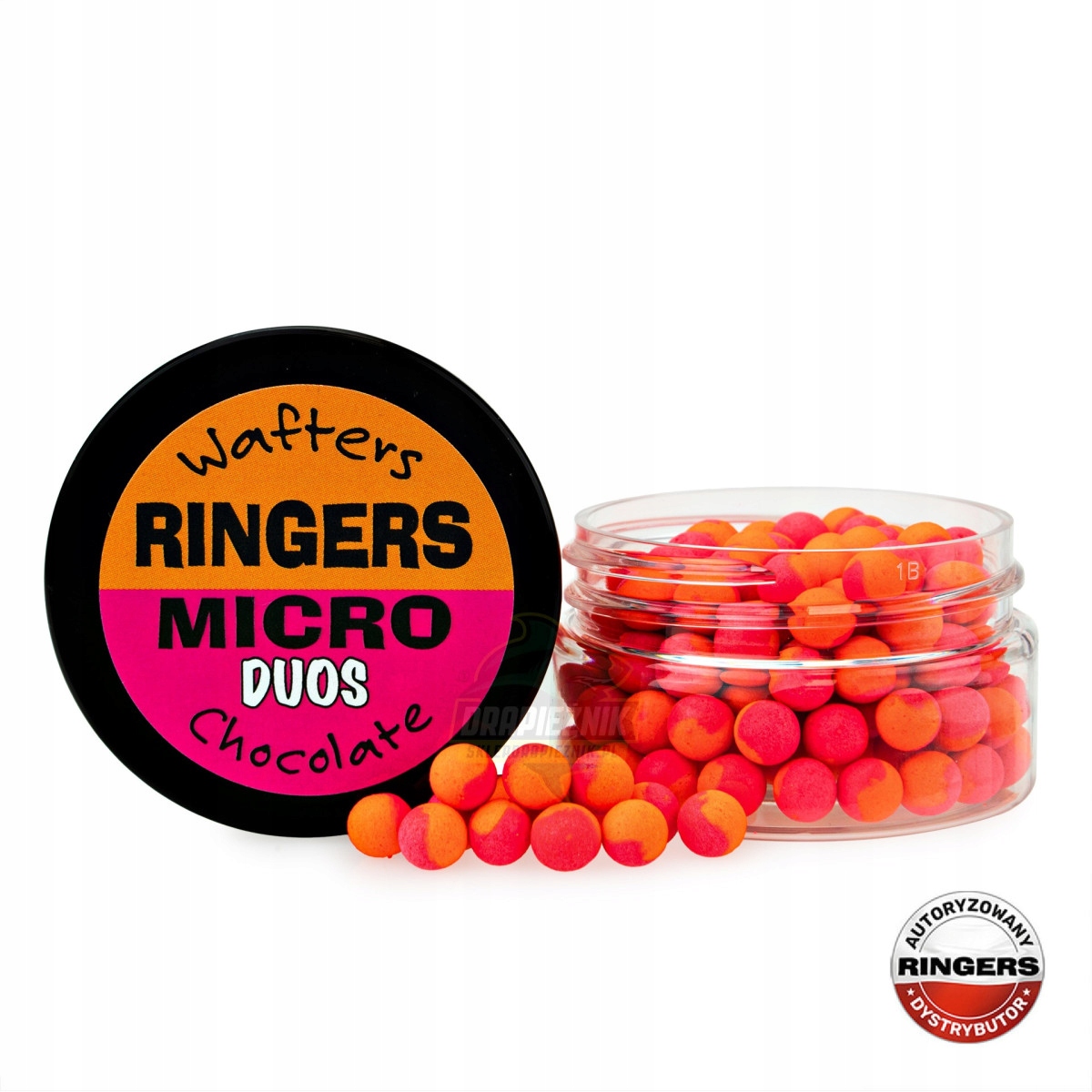 Przynęty Ringers Wafters Micro Duos Orange-Pink 6 mm