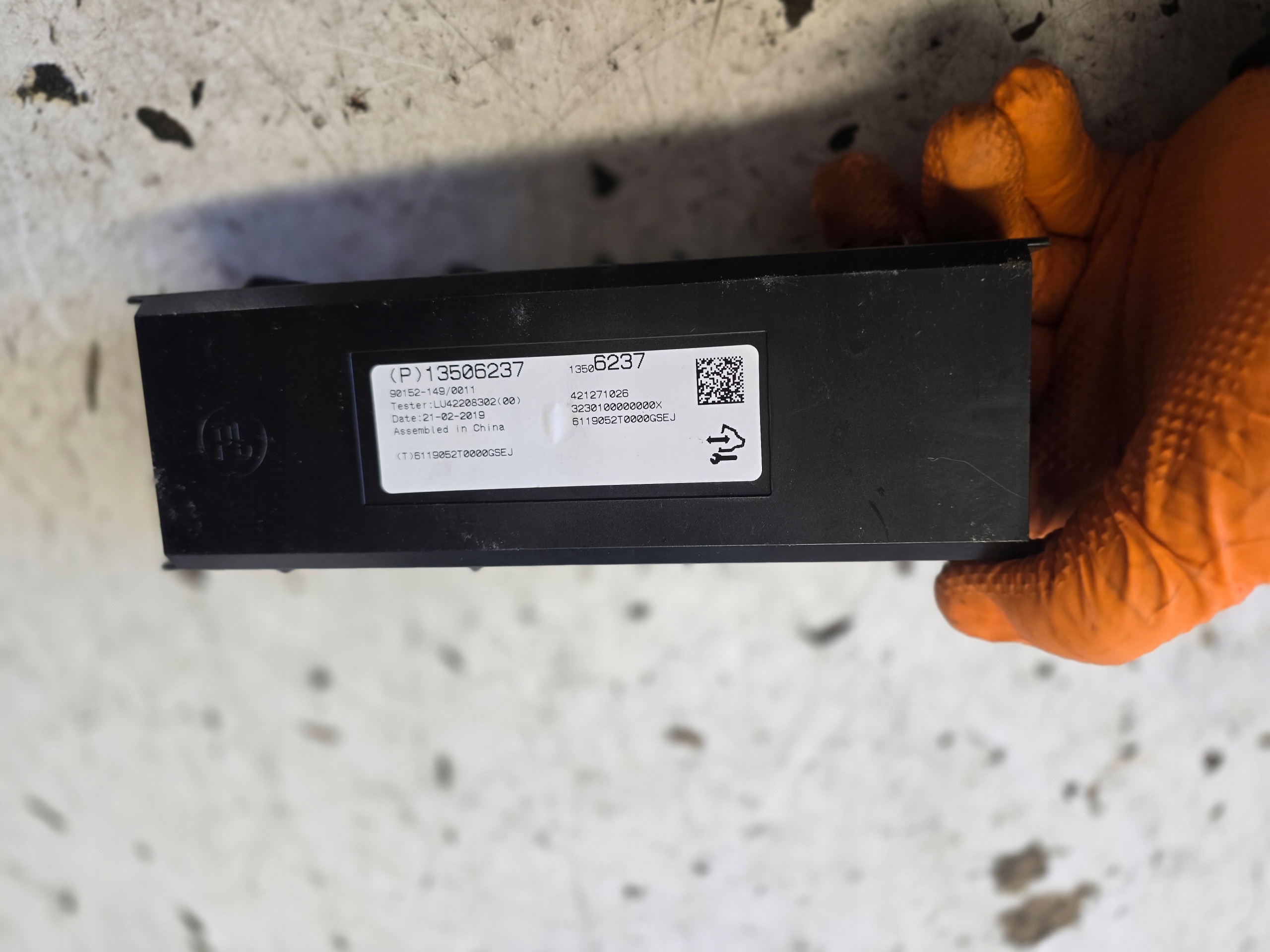 OPEL MOKKA X module control unit of the air conditioning 13506237