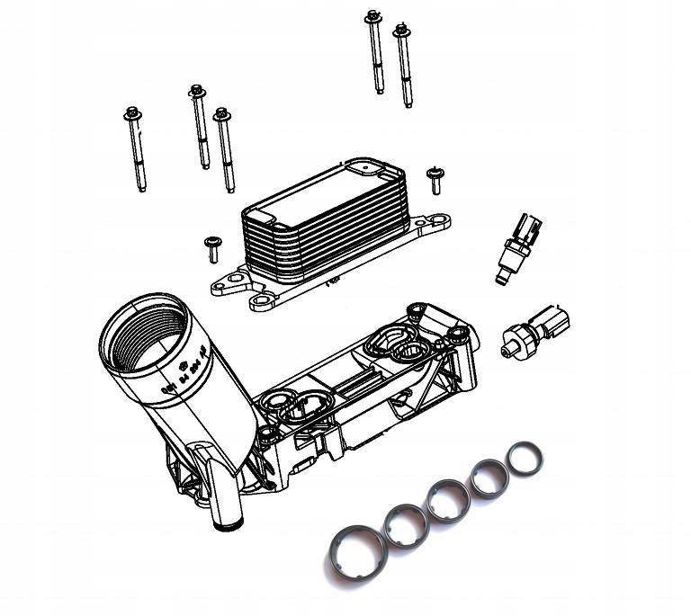 USZCZELKI PODSTAWY FILTRA 3.6 JEEP CHRYSLER 14-20 Stan opakowania oryginalne