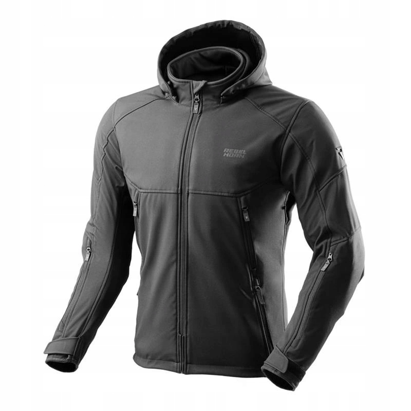 Textilná motocyklová bunda Rebelhorn Slash Black čierna Darčeky