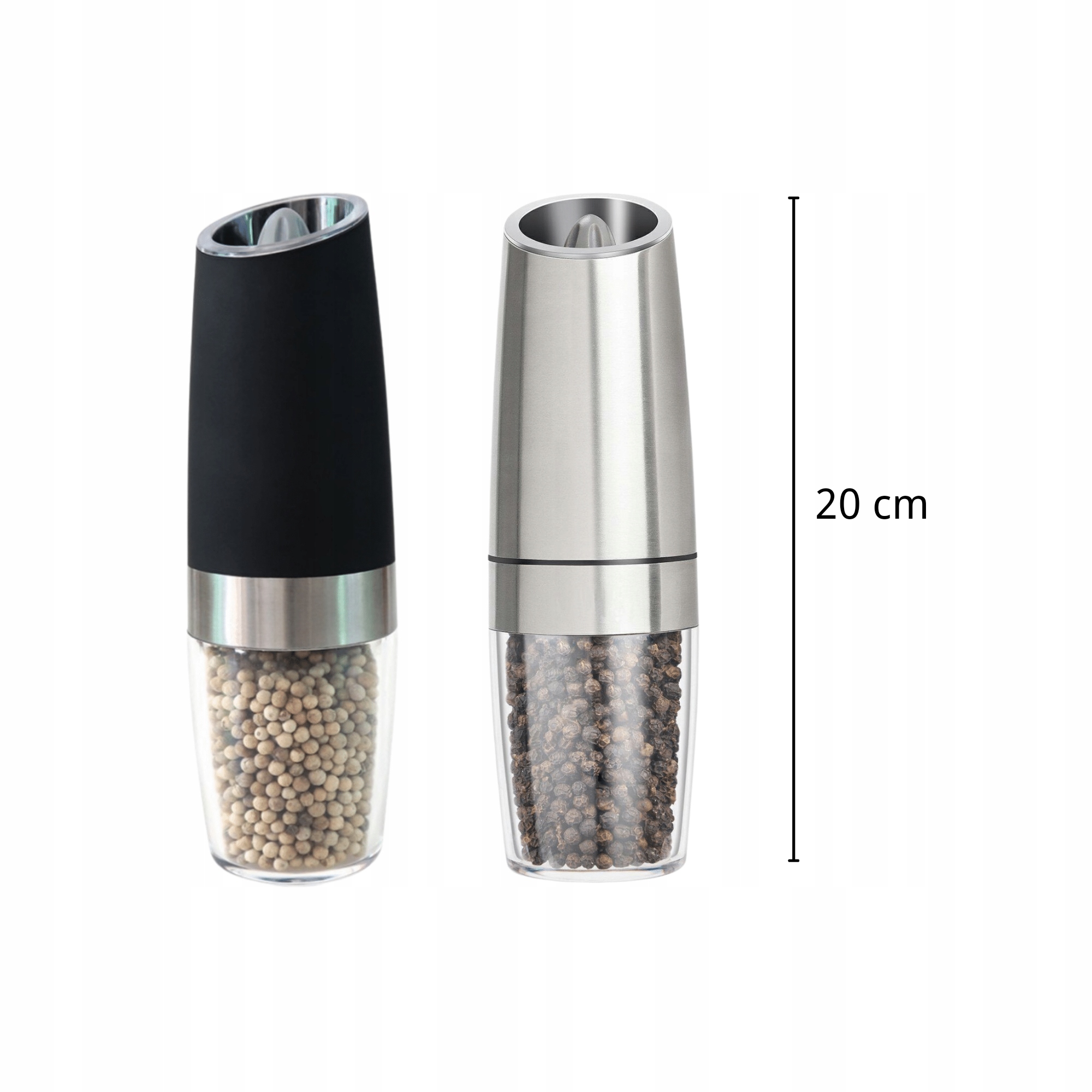 2-częściowy młynek grawitacyjny do soli i pieprzu Marka inna