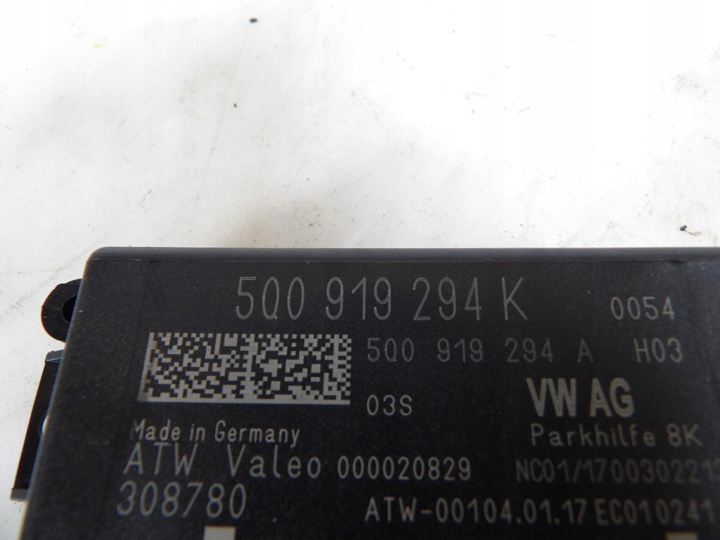SKODA OCTAVIA III VRS module CZUJNIKOW PDC 16R