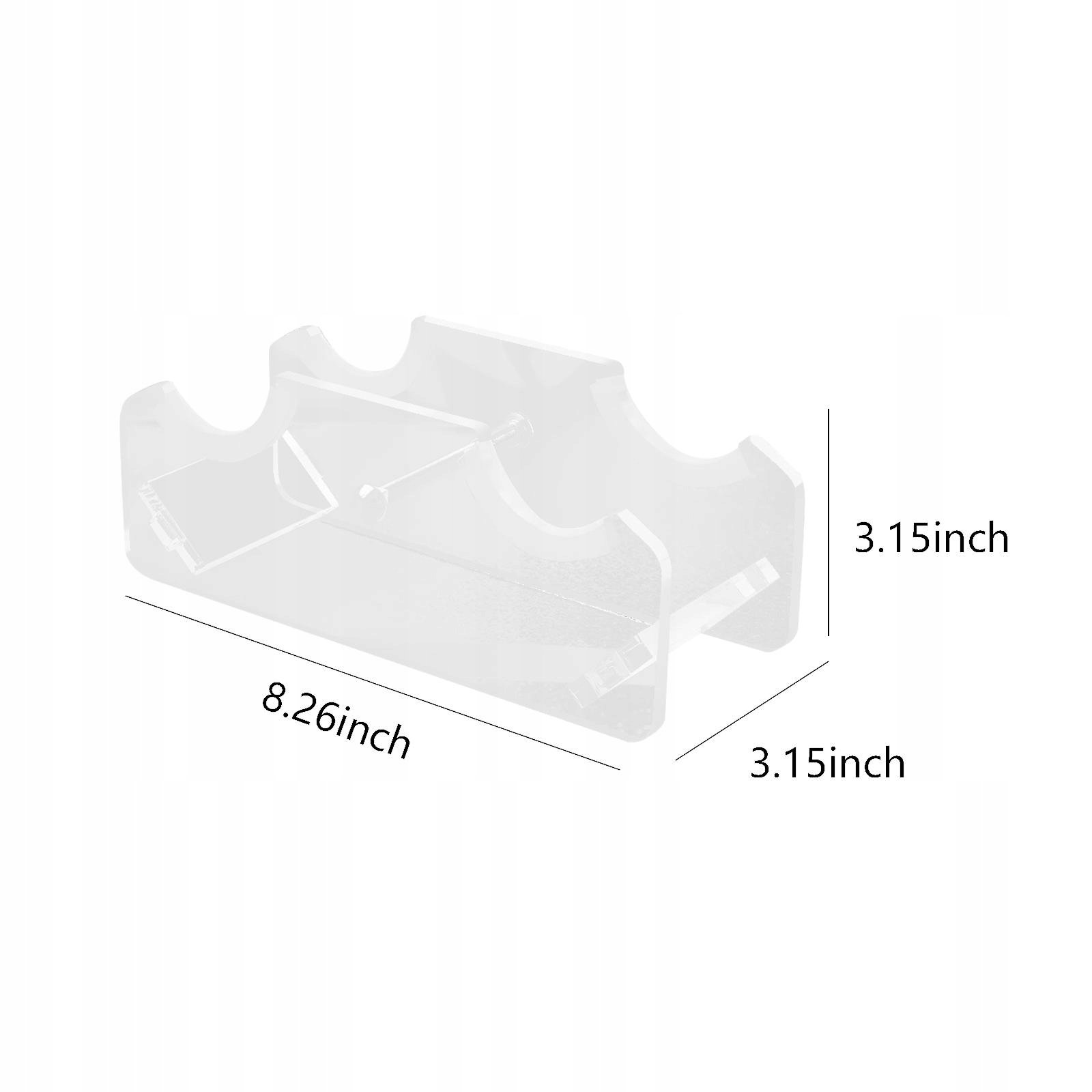 Stojak na hantle, oszczędzający miejsce, stoj Typ dwuczęściowy