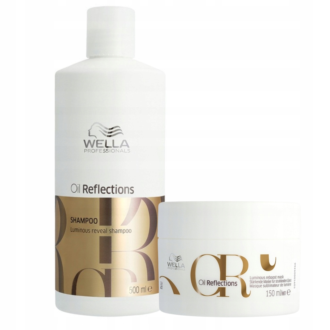 Wella Professionals Oil Reflections zestaw wygładzający włosy szampon maska