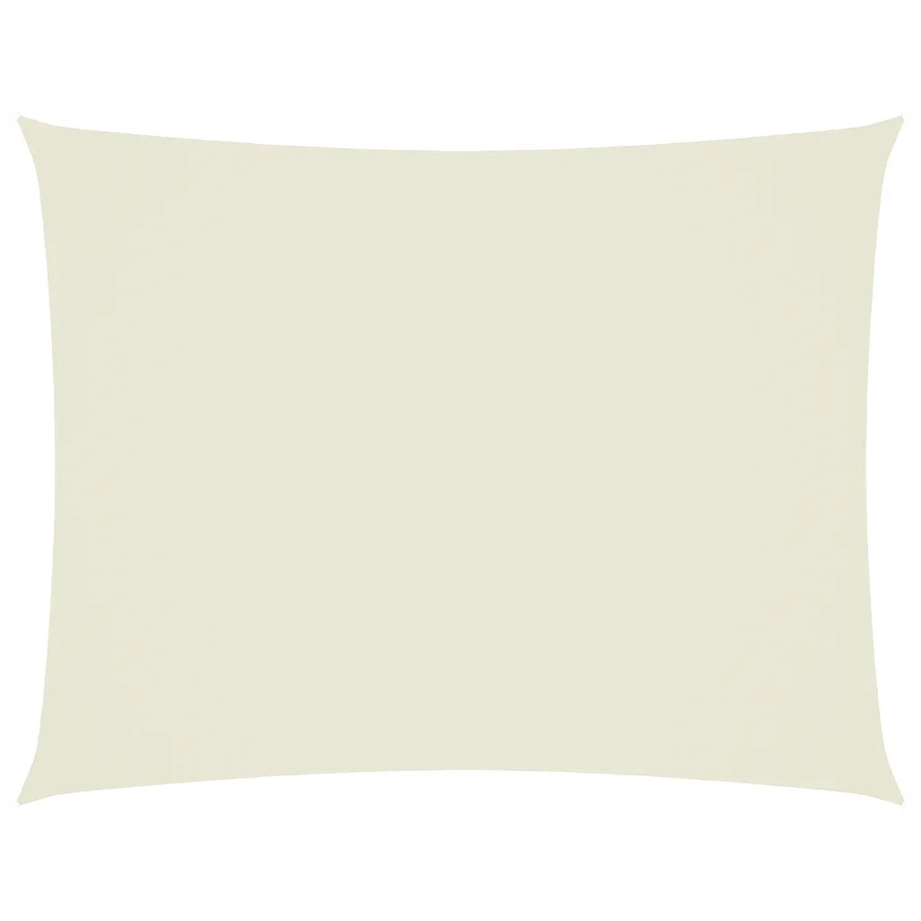 Sluneční a dešťová plachta Oxford Pu 3x6 m, krémová, upevňovací