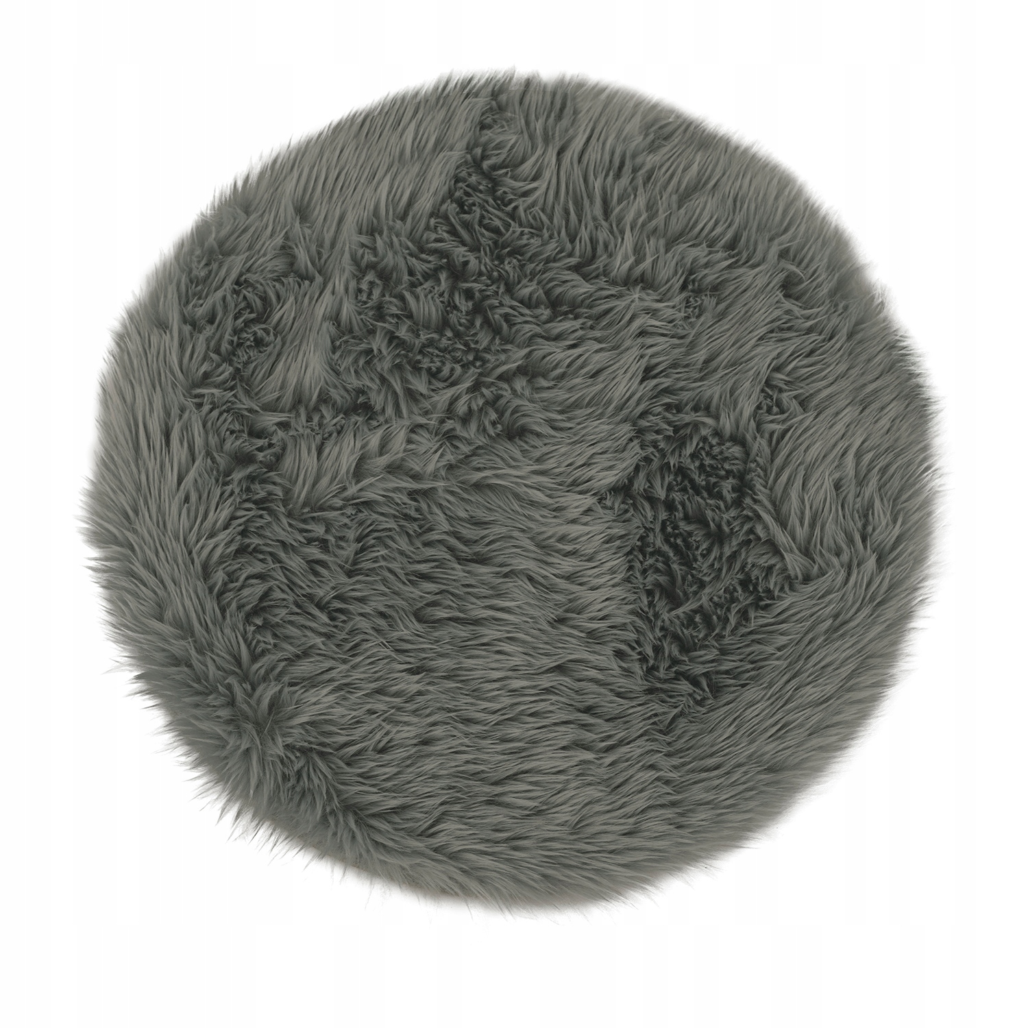 

Okrągły ciemnoszary dywan salon łazienka 45 cm
