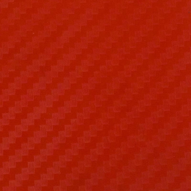 Рулон пленки carbon 3D красный 1. 27x28m