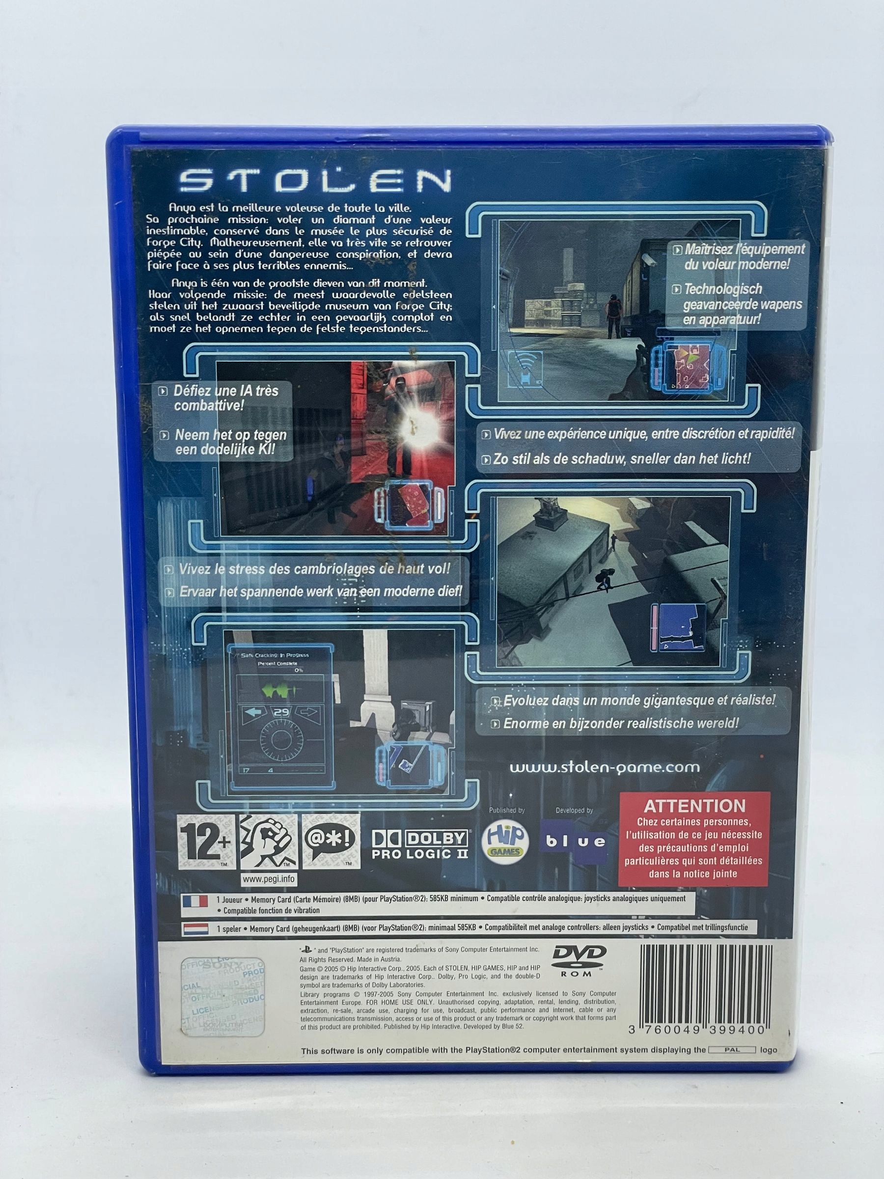 Gra Stolen PS2 Tematyka pozostałe