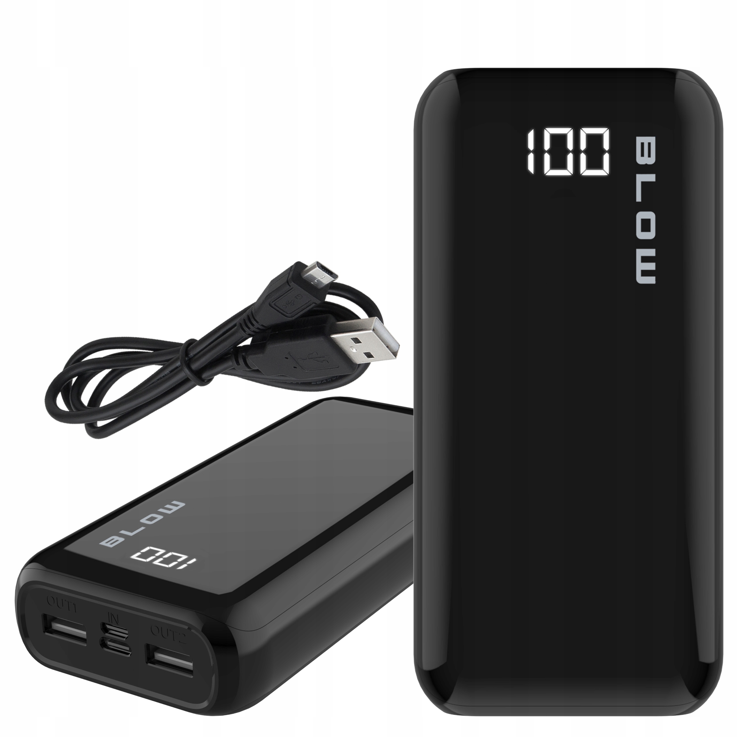 Powerbank 20000 mAh 22,5W Qc Pd Usb C Usb Power Bank Szybki Mocny Podróżny