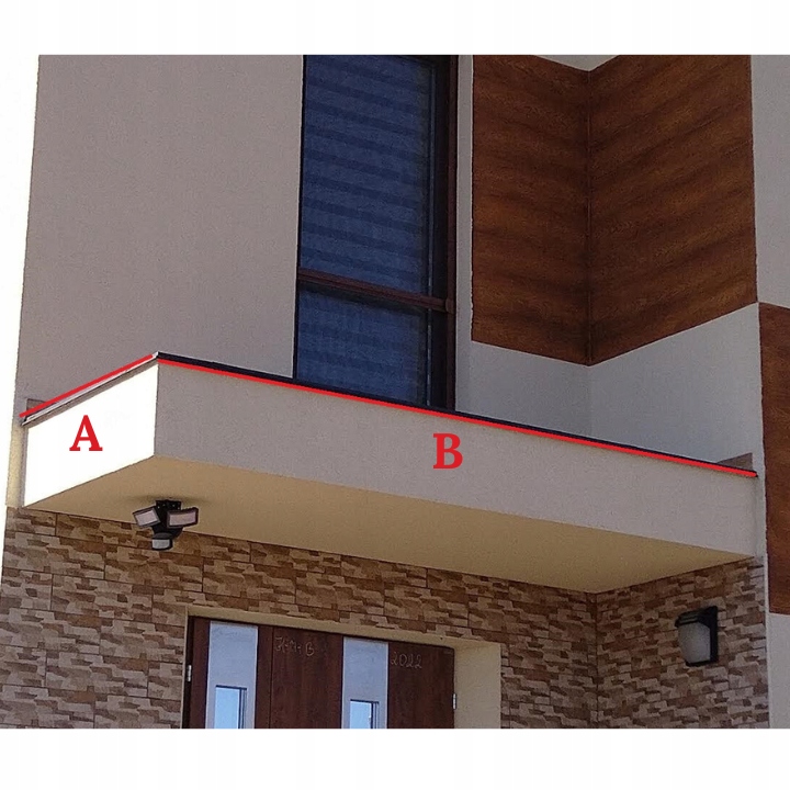 Balustrada Barierka PEŁNY SYSTEM ZEWNĘTRZNA Sposób montażu do przykręcenia