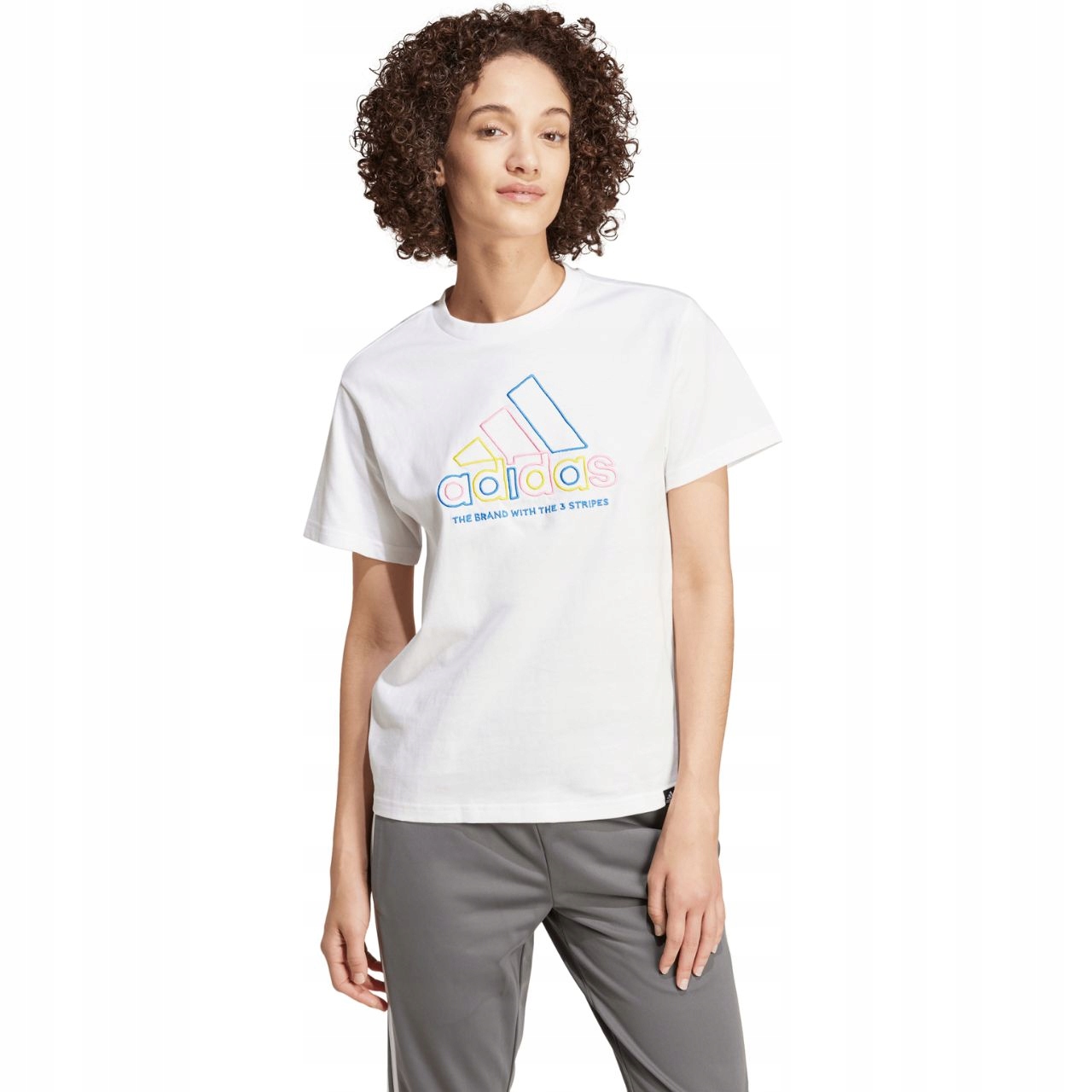Tričko adidas Xpress Logo bílé IW5160 Velikost L