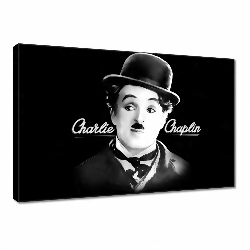 

Obraz 60x40 Charlie Chaplin Kapelusz