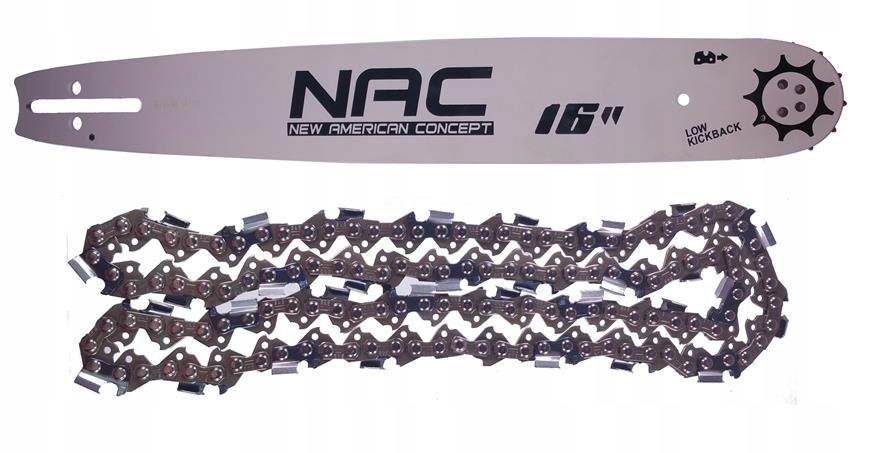 

Prowadnica łańcuch 16" do pił spalinowych Nac