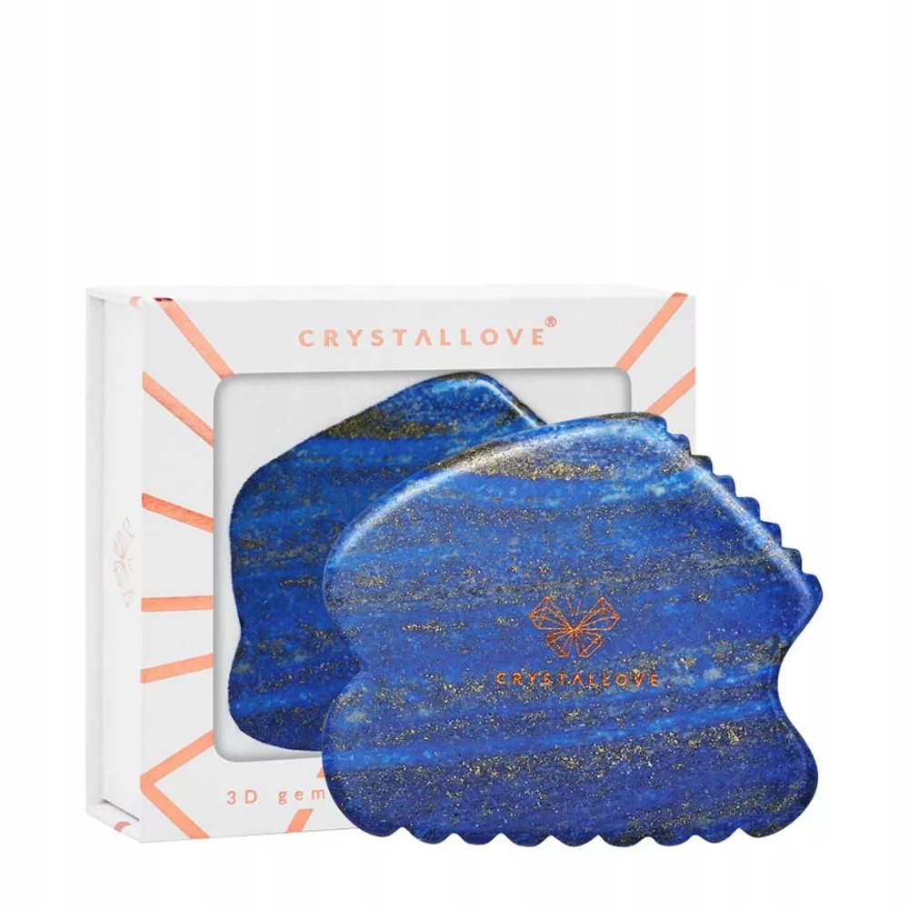 CRYSTALLOVE Lapis lazuli contour gua sha
