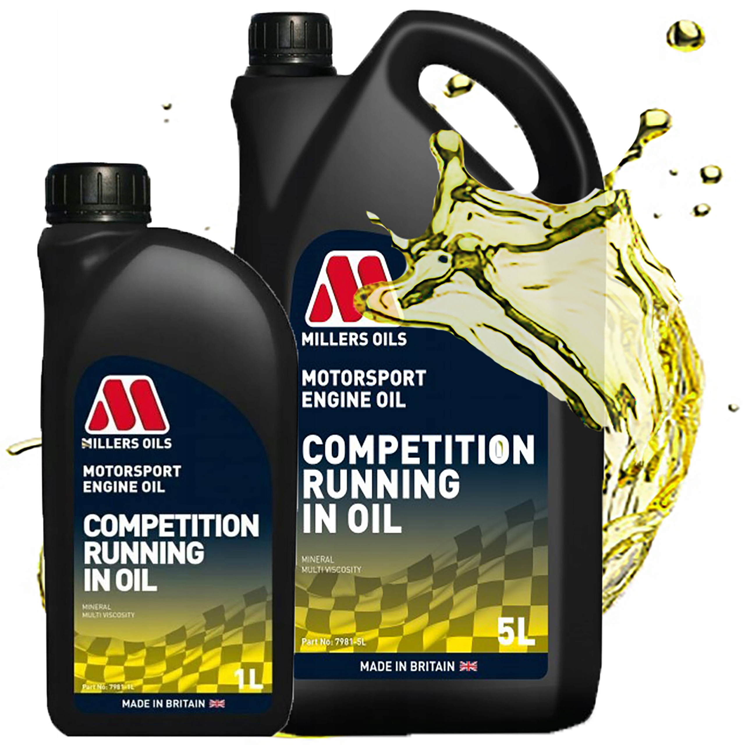Olej Na Dosiahnutie Motora Millers Competition Running In Oil Cro 6L