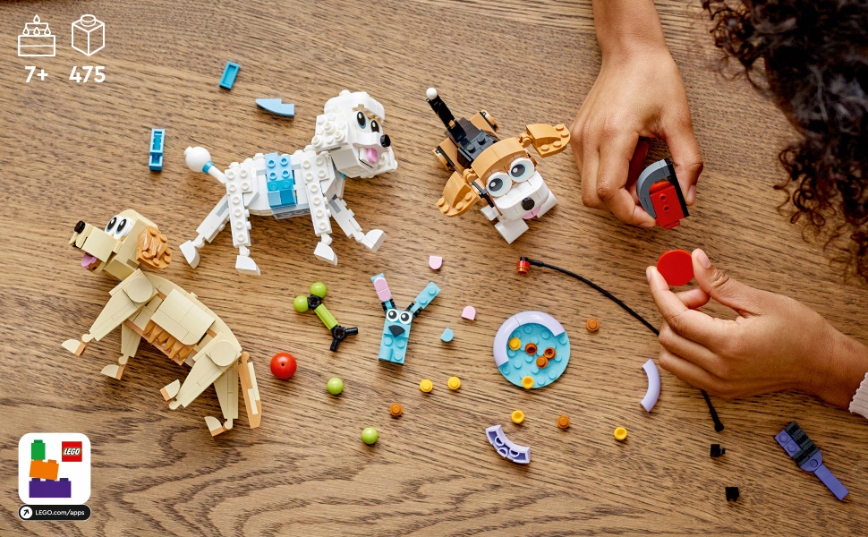 LEGO CREATOR 31137 UROCZE PSIAKI PIESKI PSY KLOCKI Marka LEGO