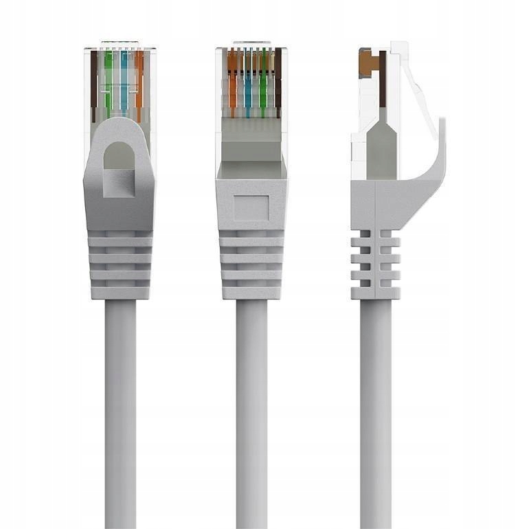 Kabel sieciowy Utp Gembird PP6U-CU-1.5M kat.6 Patch cord 1.5m szary
