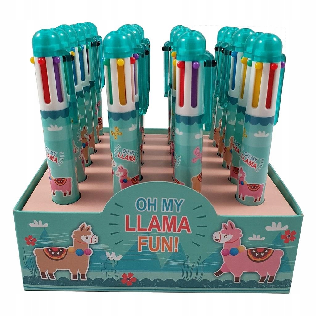 DŁUGOPIS 6 KOLORÓW W JEDNYM LAMA (24SZT)