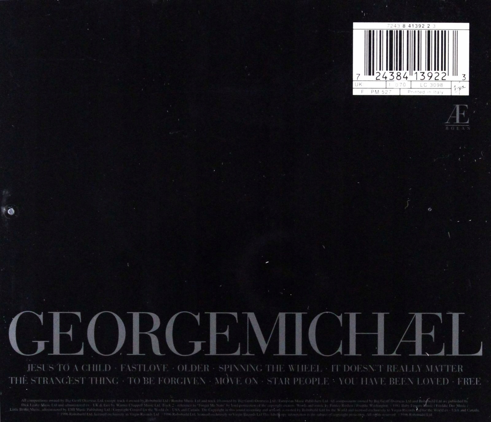 GEORGE MICHAEL: OLDER (CD) Stan opakowania oryginalne
