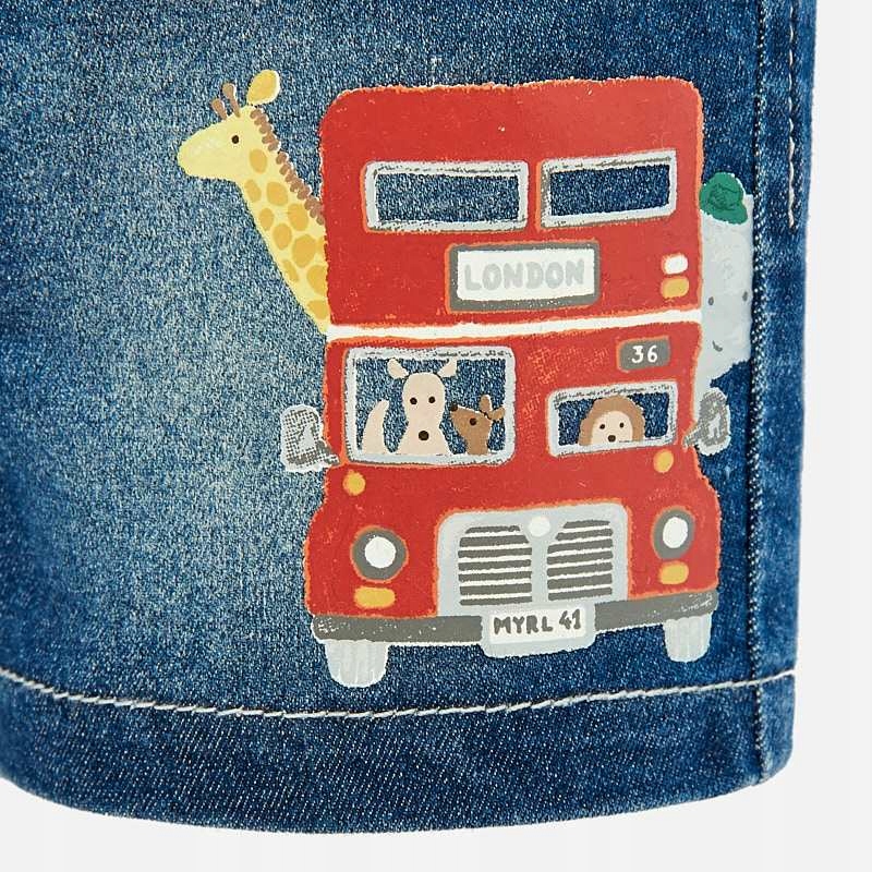 Spodenki bermudy Mayoral 1265 jeansowe 60/62 cm Płeć chłopcy