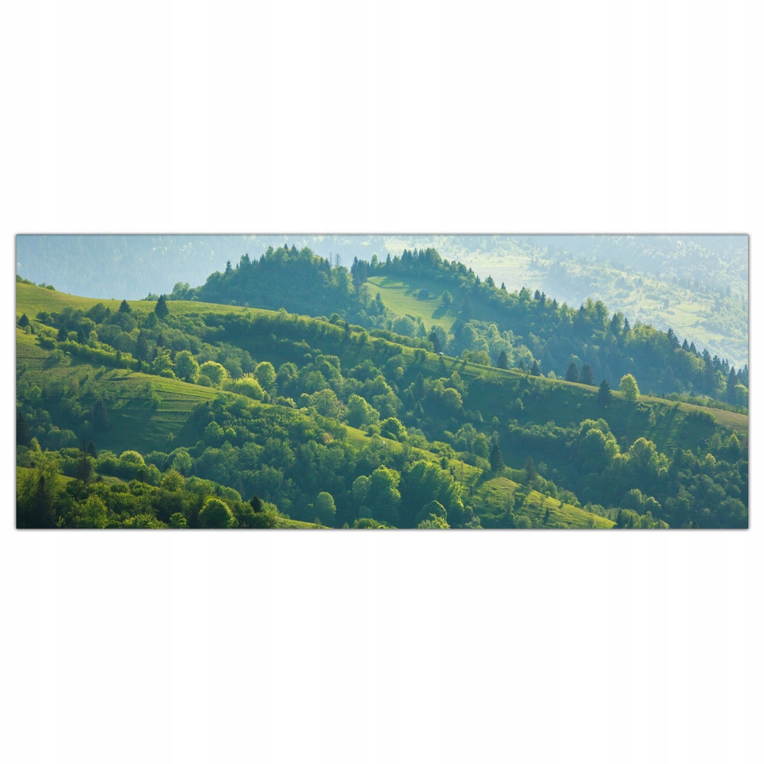 Krajina Pole Vesnice 125x50 Kuchyňské skleněné panely
