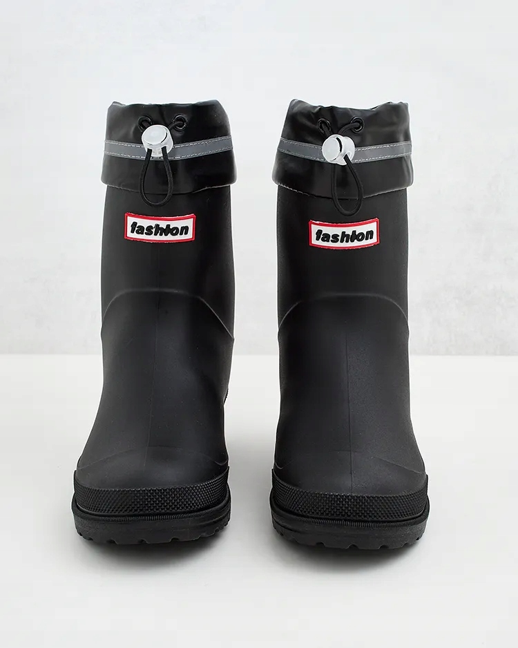 CZARNE KALOSZE DAMSKIE ALNANA Długość wkładki 24 cm