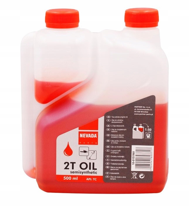 OLEJ DO SILNIKÓW DWUSUWOWYCH MIESZANKI NEVADA 0,5L Typ olej