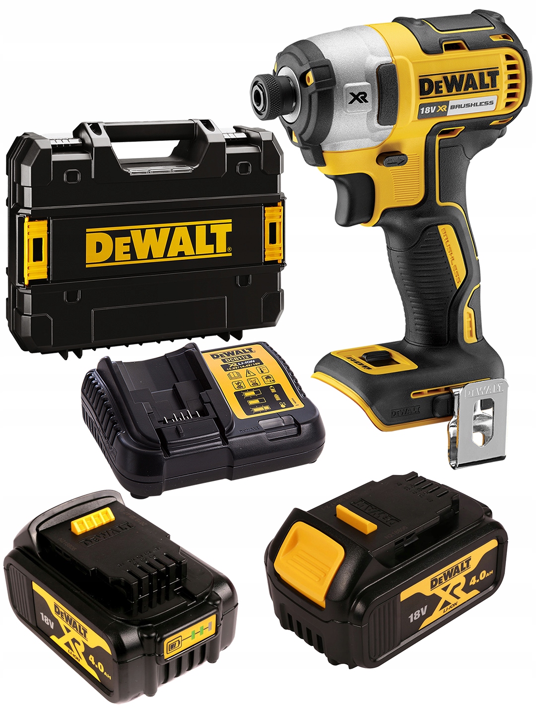 

Zakrętarka udarowa 205Nm 18V 2x4Ah DeWALT DCF887M2