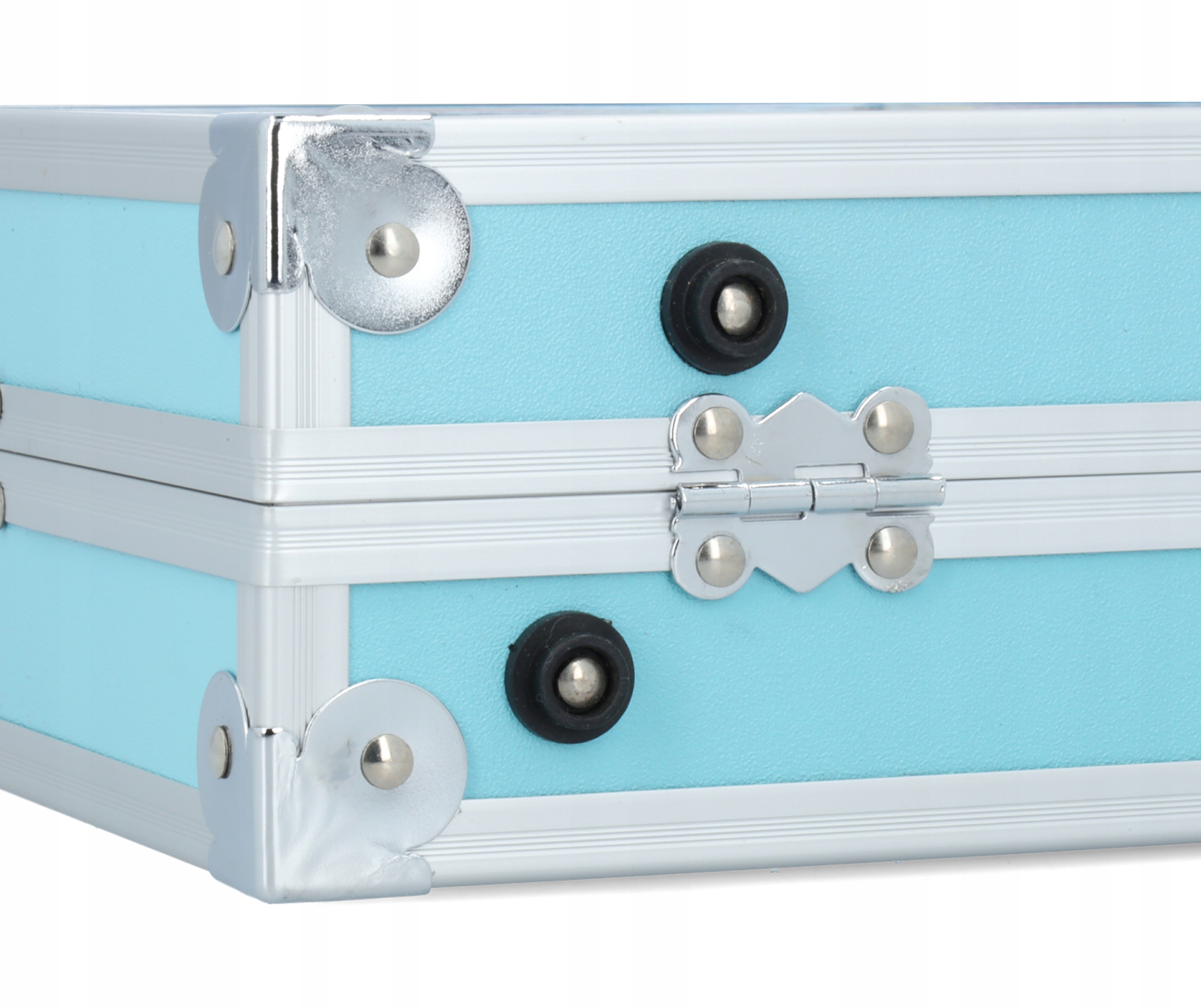 ZESTAW DO MALOWANIA PLASTYCZNY KREATYWNY DLA DZIECI WALIZKA KREDKI KOLORY Kolor Odcienie niebieskiego