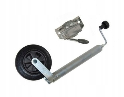 Odolné kolo fi48 poly/guma s objímkou pro přívěs a odtahový vůz, nosnost 150 kg