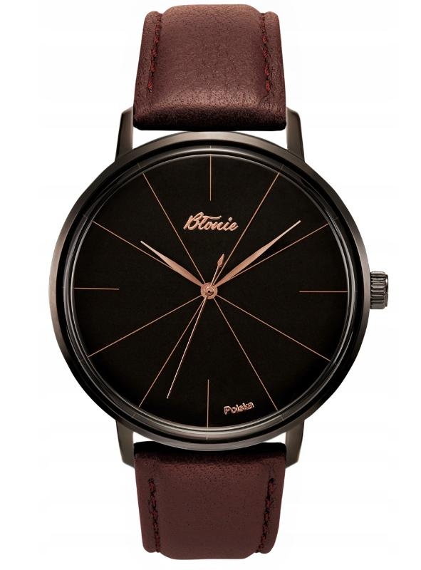 Nový Originální Pánské hodinky Błonie Zodiac Eben nová edice řemínku