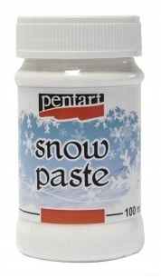 Pasta na Techniku Dekupáž Dekorativní pasta Efekt sněhu 100 ml Pentart