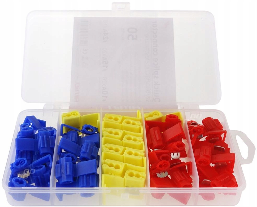 

Szybkozłączki elektryczne MIX pudełko 50szt. 02346