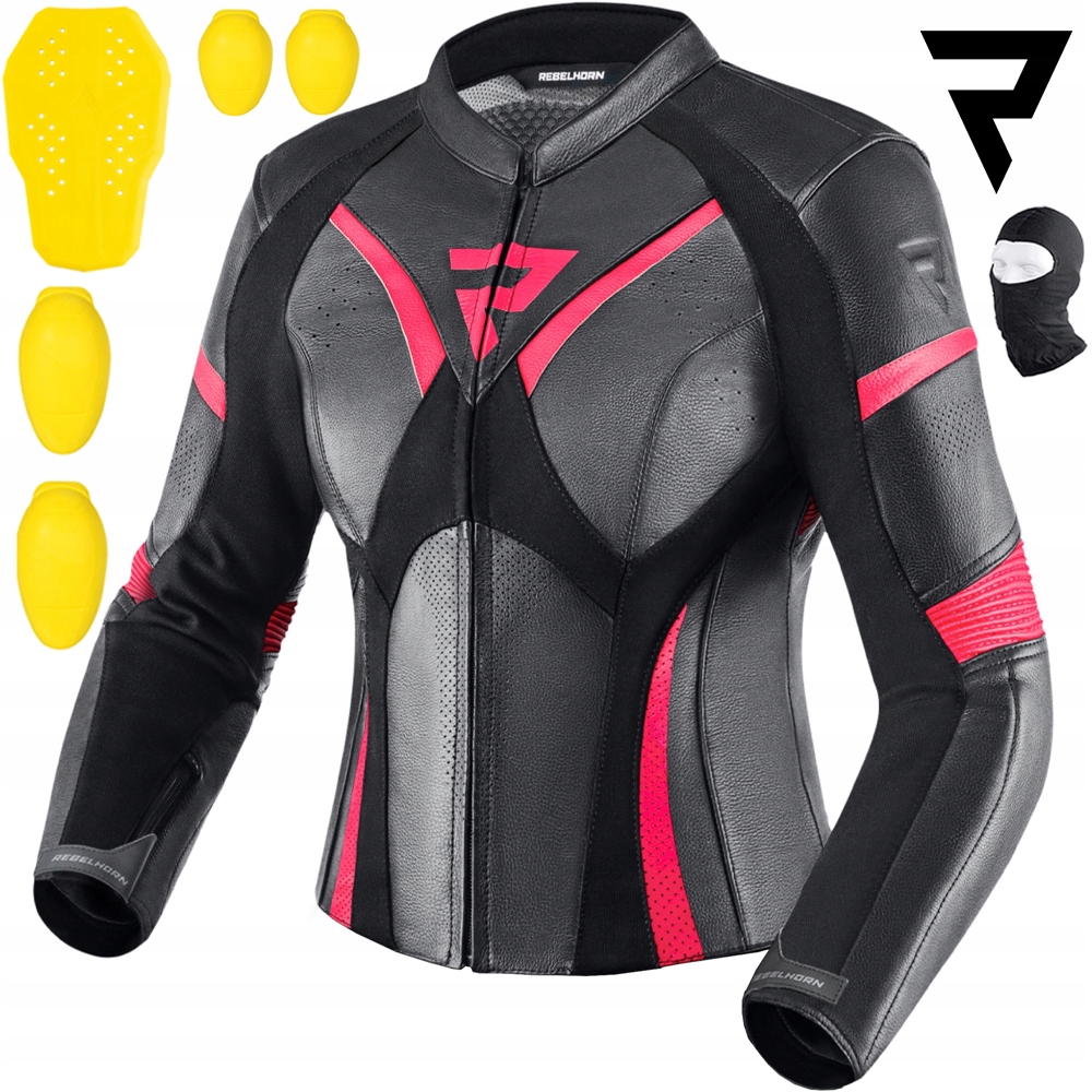Motocyklová Bunda Rebelhorn Rebel Lady Dámska Kožená Sas-tec Darček