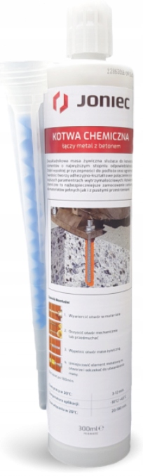 

Kotwa Chemiczna Joniec ogrodzeń betonowych 300ml