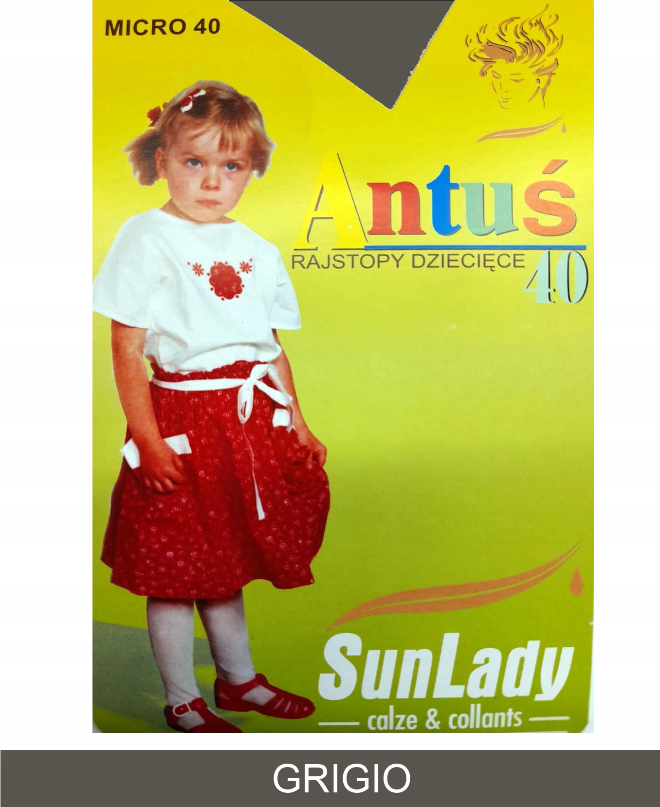 

Sun Lady Antuś Rajst. dziec. Mf 40den k.: Grigio