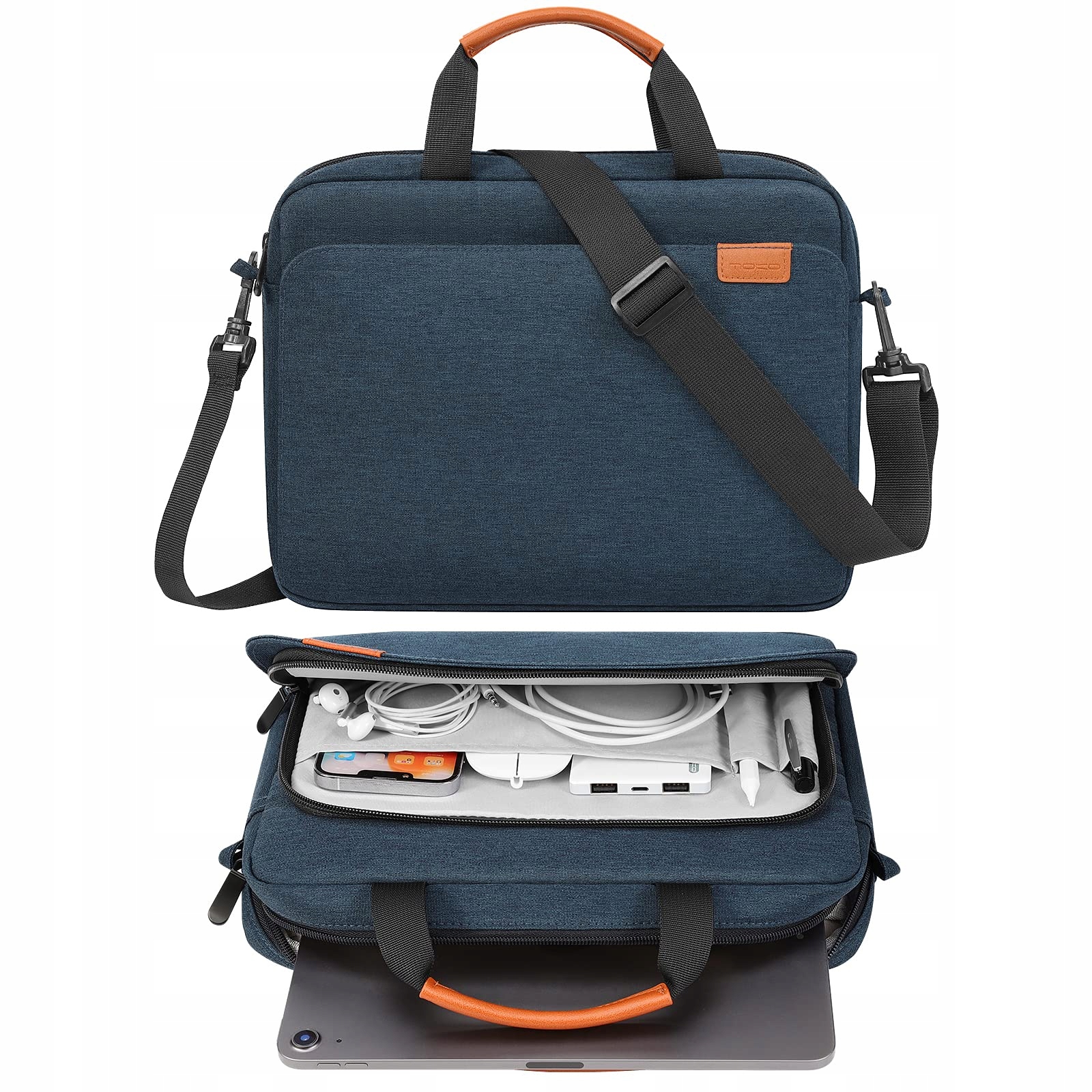 MoKo Etui na tablet pokrowiec ochronny z paskiem na ramię 9-11 Inch Indigo