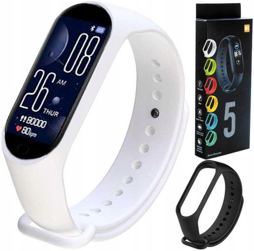 KROKOMIERZ SMARTBAND M5 PRO PULSOMETR SMS MENU PL