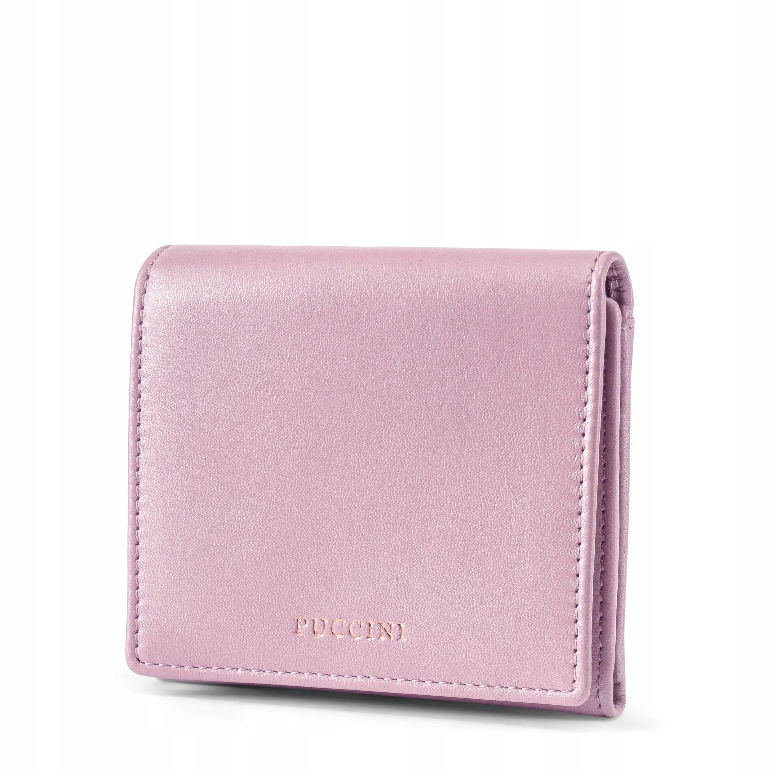 Portfel Damski Skórzany Mały Rfid Puccini Różowy ZN9187-3C