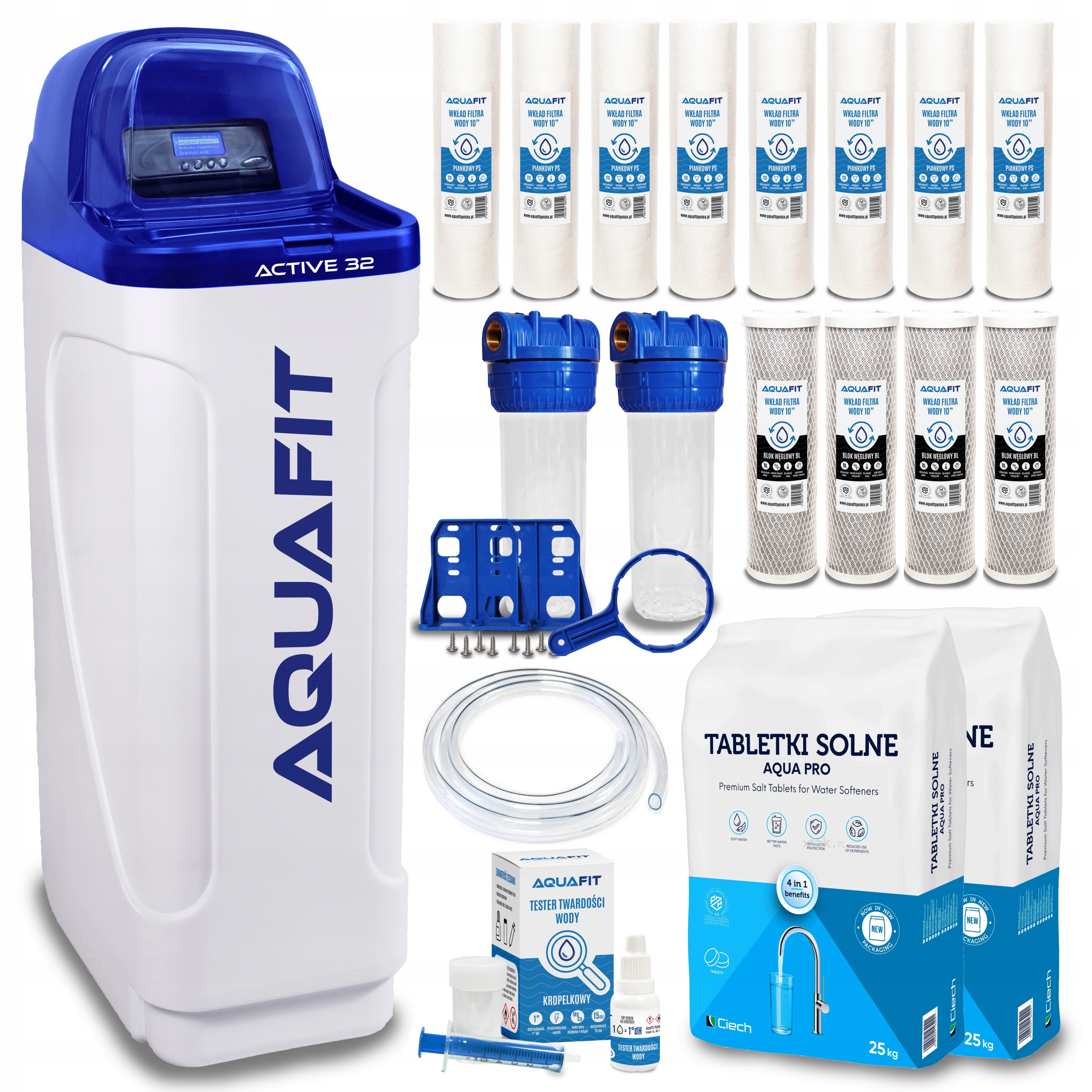 Zmiękczacz wody do domu Aquafit Active 32 Stacja uzdatniania wody Wb