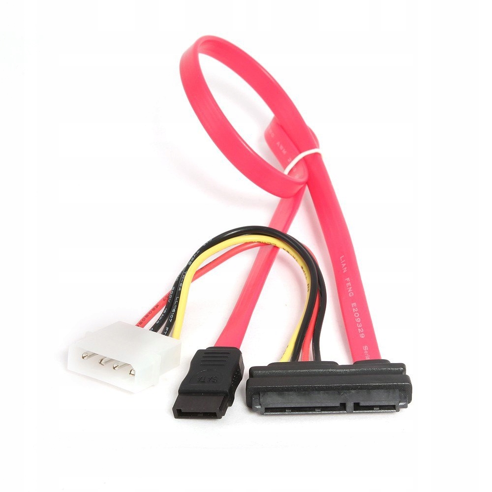 Kabel zasilający do dysków Sata III kabel danych Combo 2 w 1 Gembird Cc-s