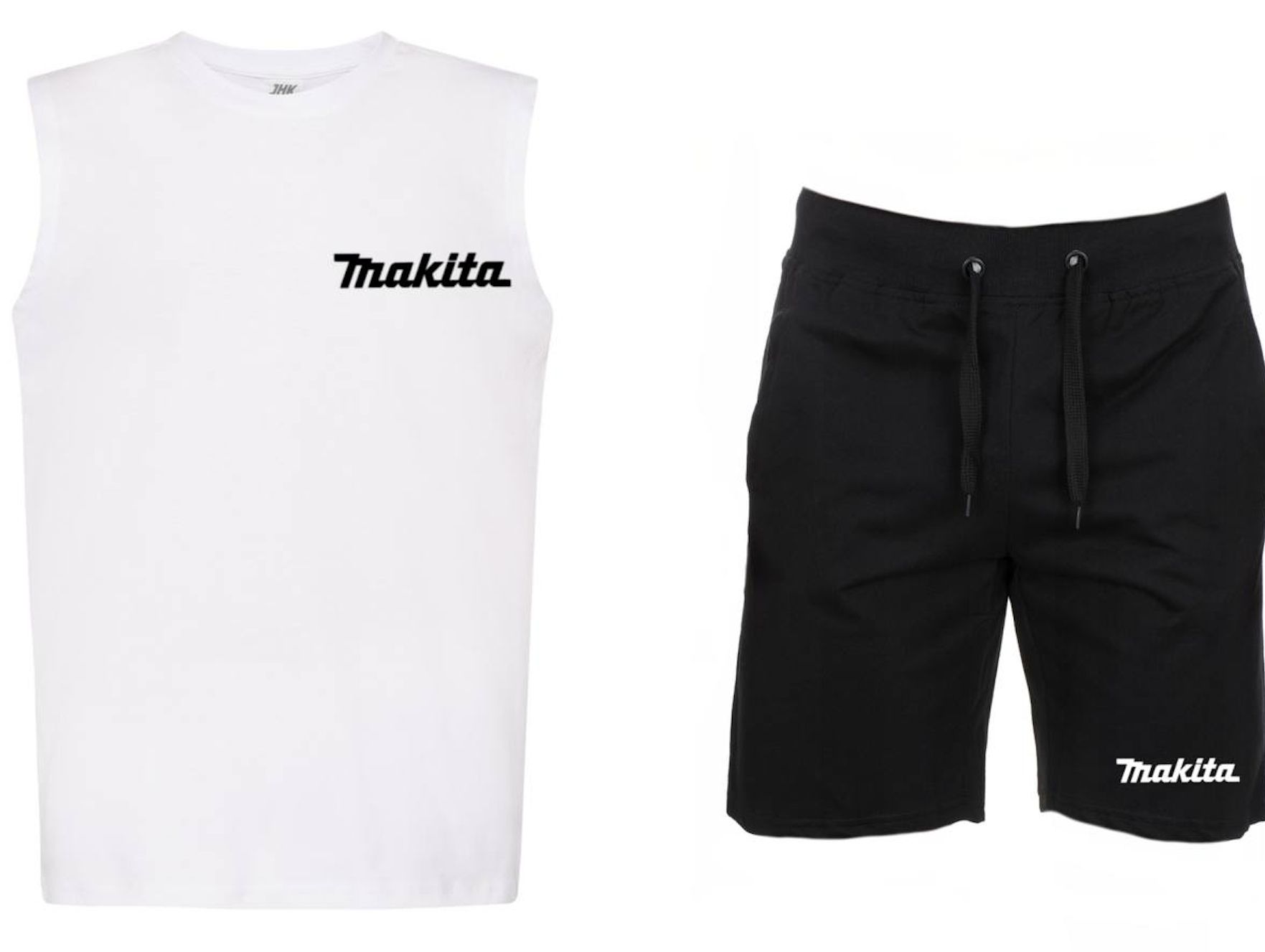 Sada: Tílko Bez Tričko Krátké Kraťasy Makita Pánské XL