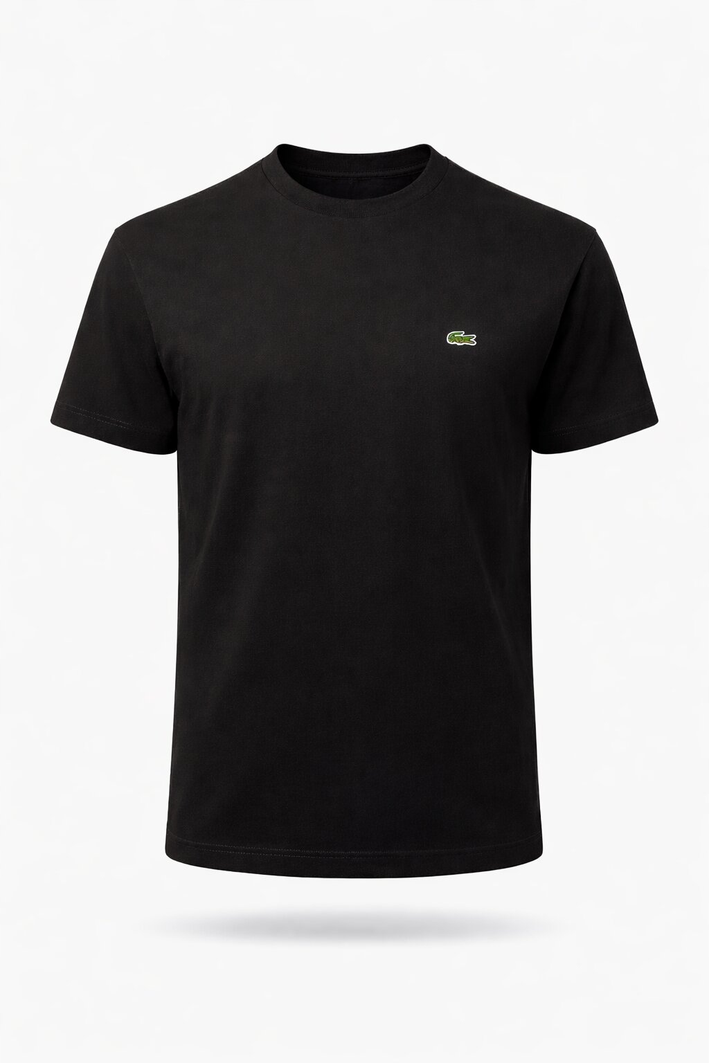 Lacoste T-shirt męski czarny TH2038 100 procent bawełna rozmiar L