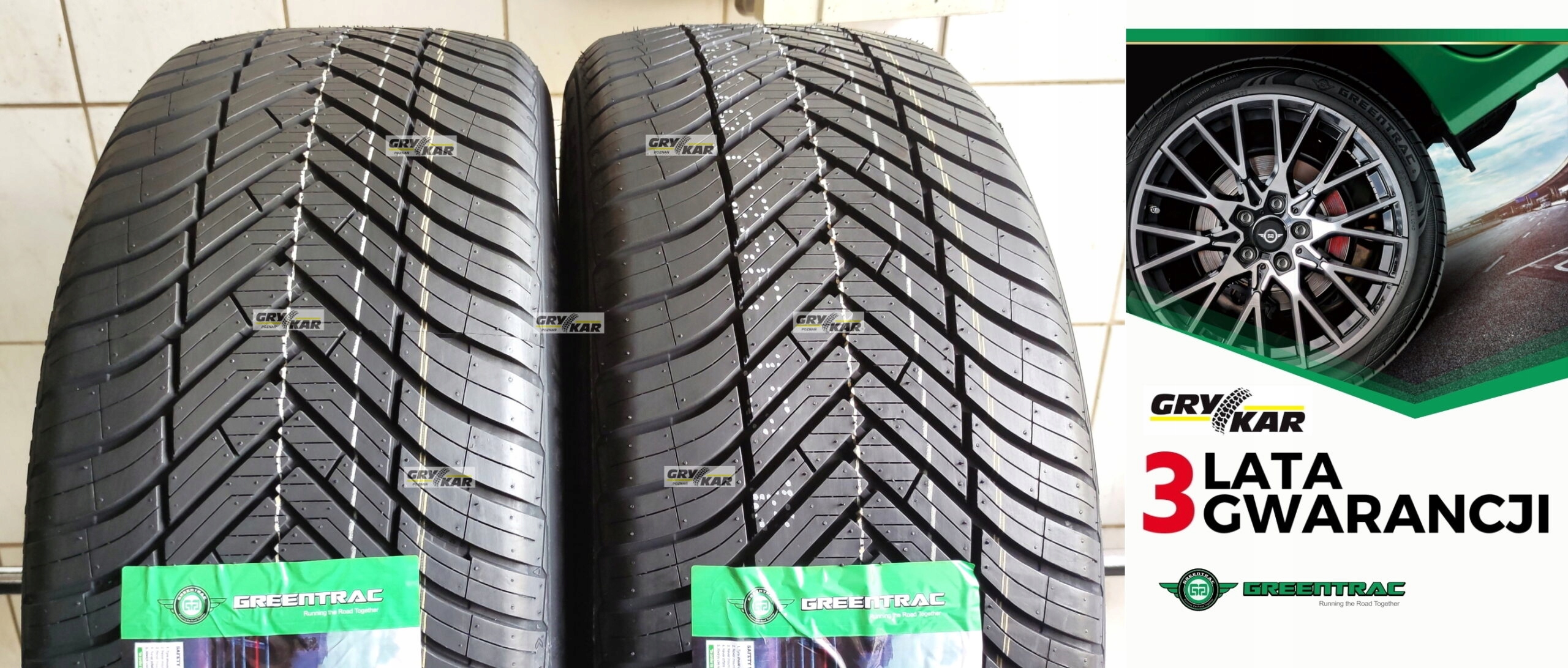 Opony 235/45R18 Greentrac Season Master 2025r 2szt. C/B/71dB 3 lata gwar.