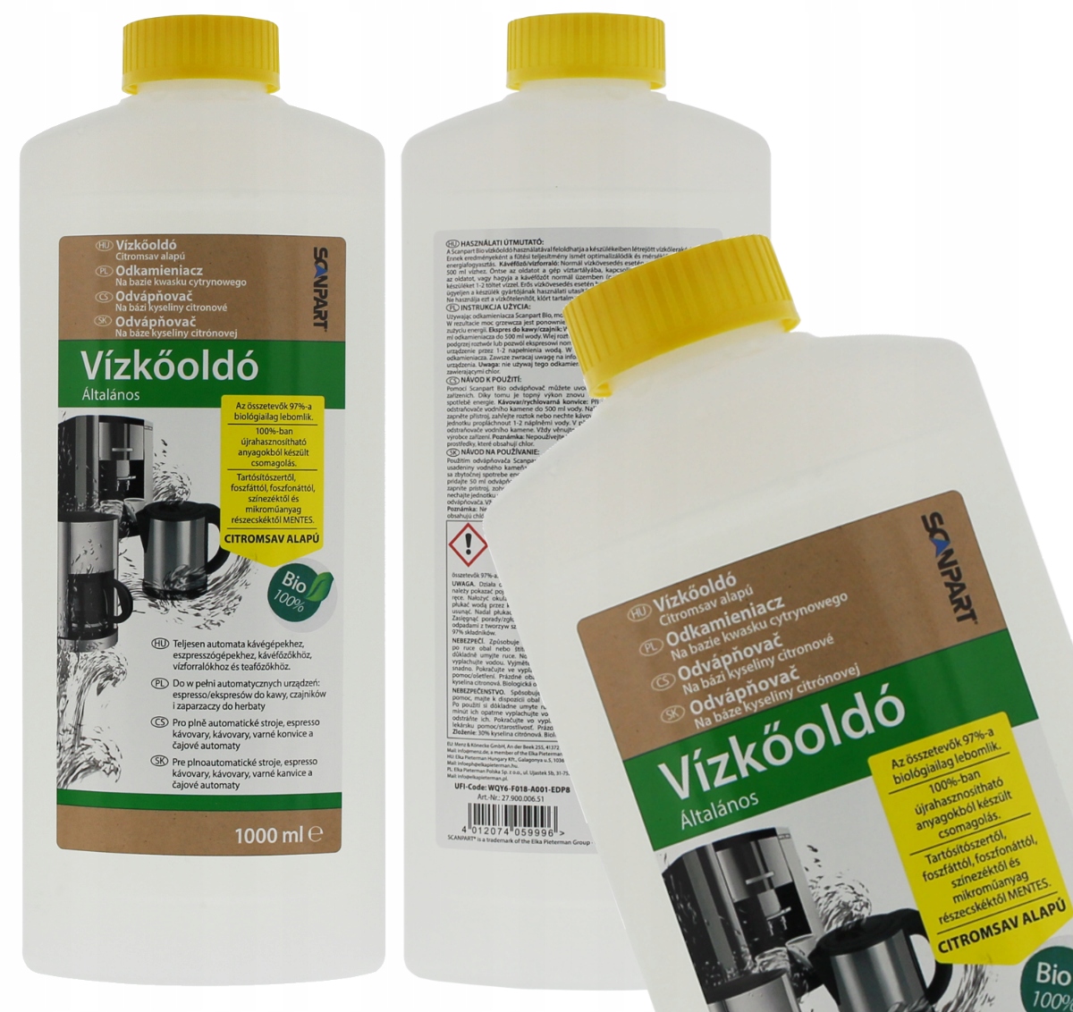 

Uniwersalny naturalny Bio odkamieniacz ekspresu 1l