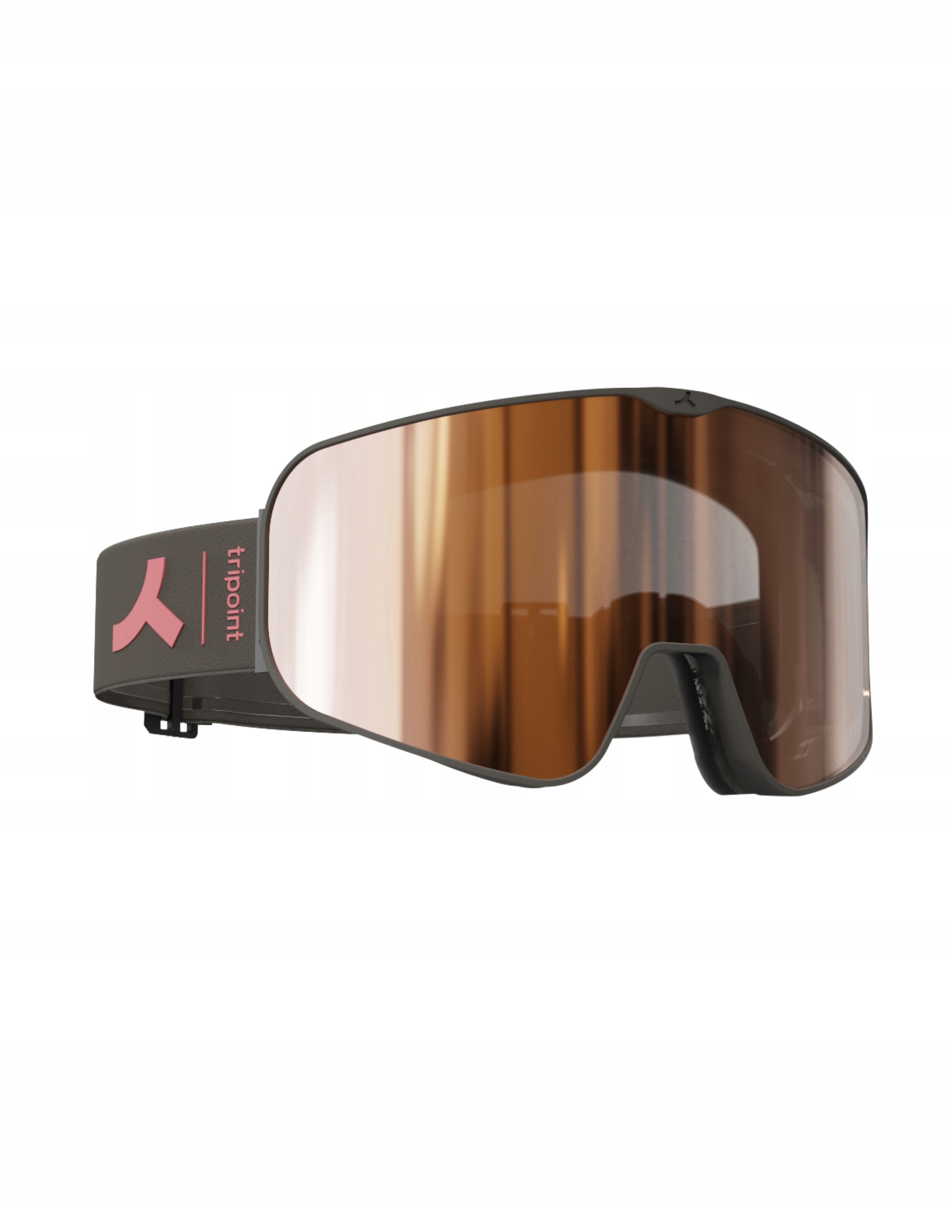 Lyžařské brýle Tripoint Tumba Peak Šedé