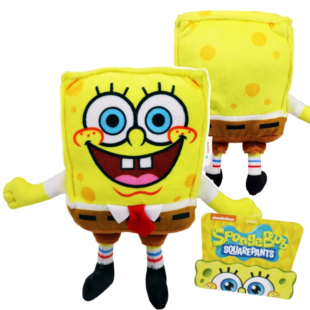 Spongebob maskotka pluszowa BOB GĄBKA 16cm Materiał tkanina