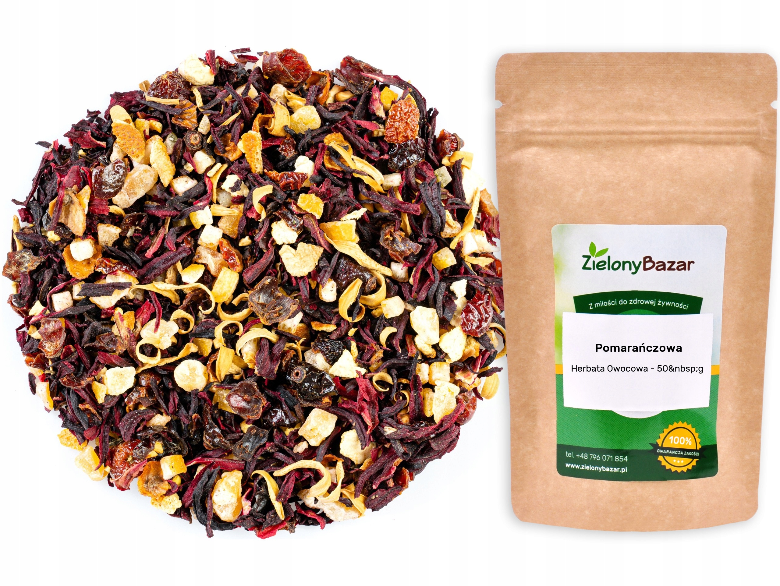 Levně Zelený bazar čaj jemný pomerančový 50 g